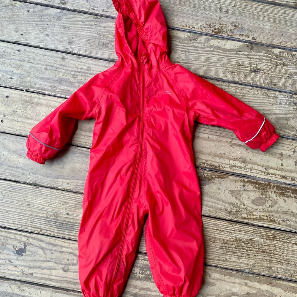 Mountain Warehouse Rain suit, fleece-lined 18-24M